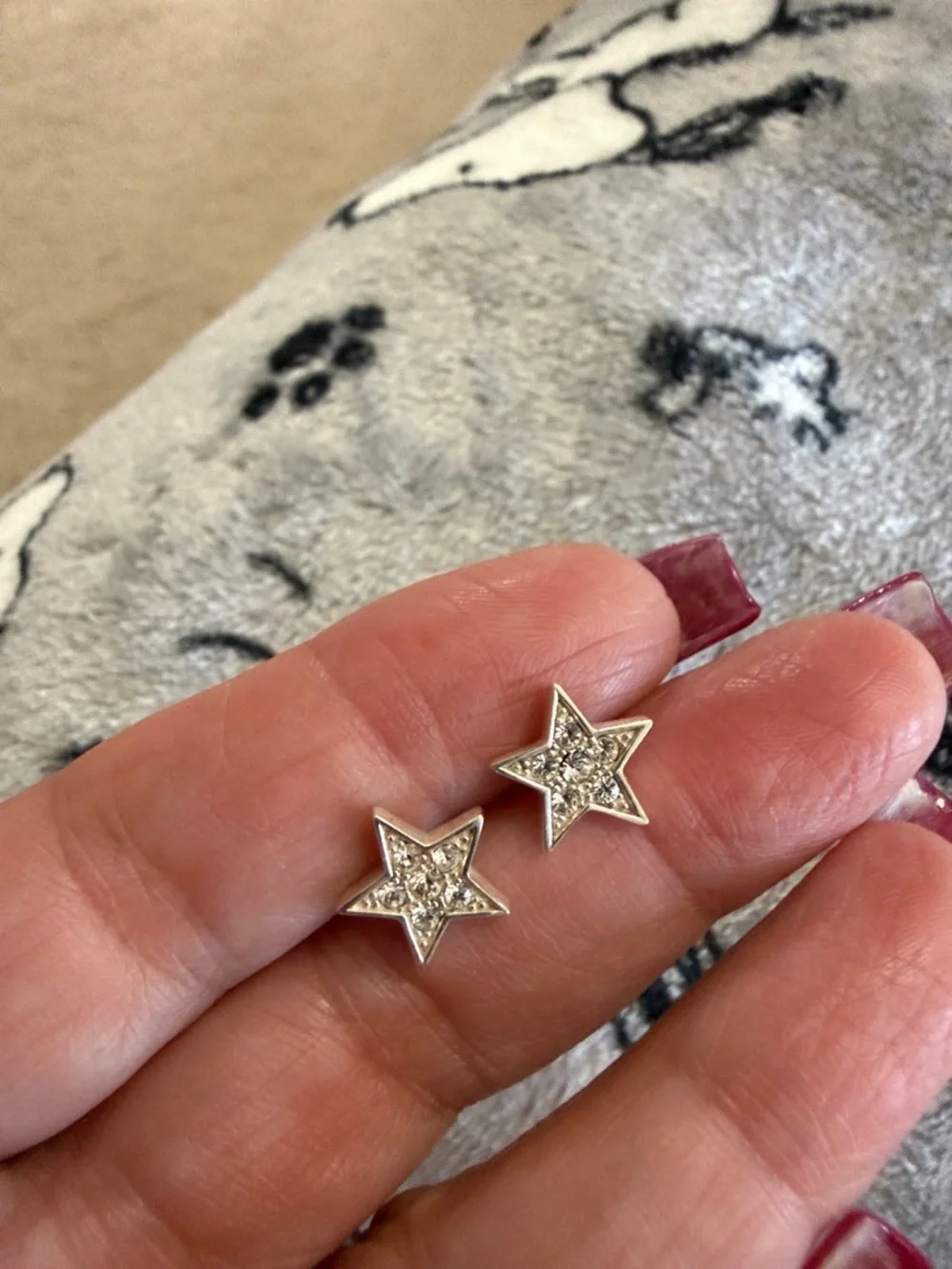 COACH Sterling Silver Star Stud Earrings - Picture 1 of 2